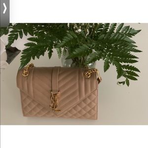 YSL medium envelope shoulder/crossbody bag